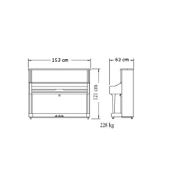 PIANO YAMAHA YUS 1 TA3 PE - YAMAHA