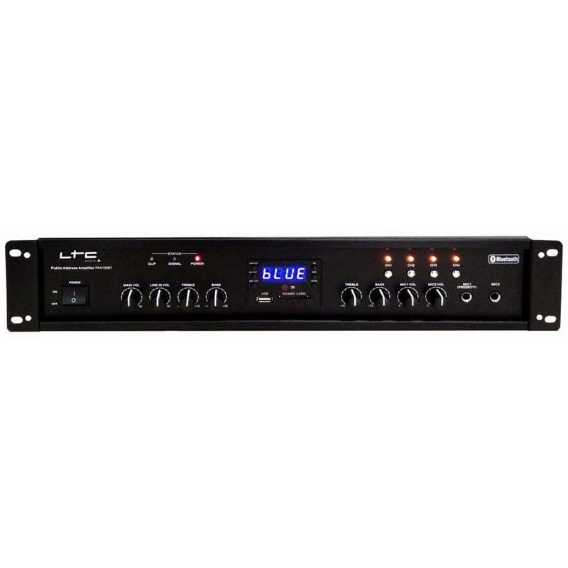 AMPLIFICADOR LTC PAA-150BT 4 ZONAS 100V - LTC
