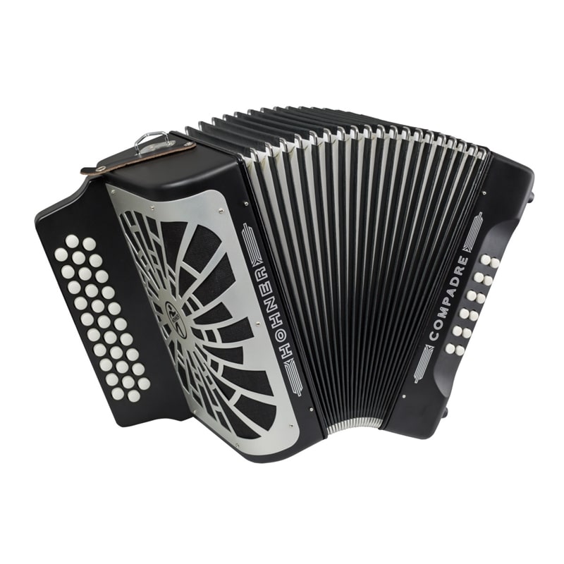 CONCERTINA HOHNER COMPADRE GCF PRETA - HOHNER