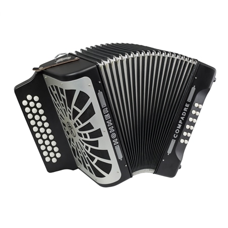 CONCERTINA HOHNER COMPADRE GCF PRETA - HOHNER