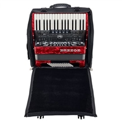 ACORDEÃO HOHNER BRAVO III 72 BX VERMELHO SILENTKEY - HOHNER