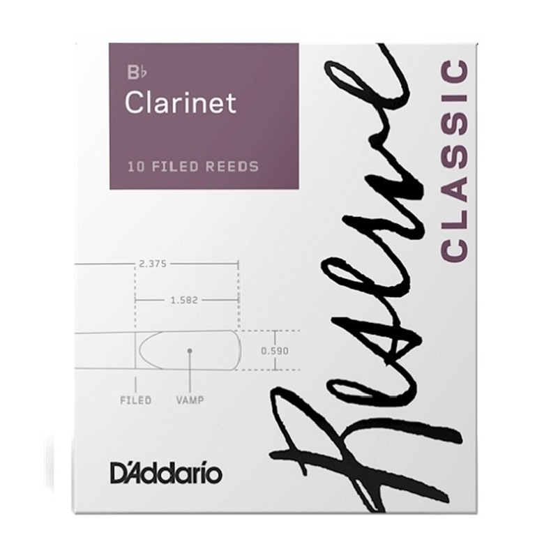 PALH D ADDARIO CLARINETE 4 RESERVE CLASSIC CX 10 UN - D´ADDARIO