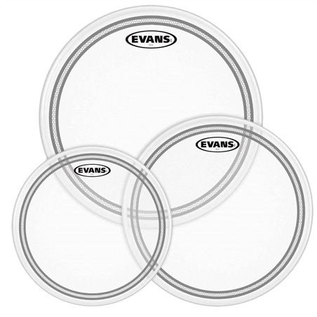 SET PELES EVANS FUSION SET CLEAR EC2S STUDIO - EVANS