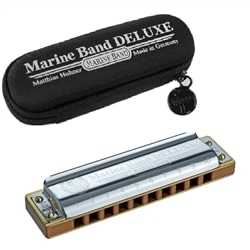 HARMONICA HOHNER MARINE BAND DELUXE E - HOHNER
