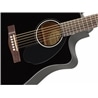 GUIT ELECT ACUST FENDER CD-60SCE BLK WN - FENDER