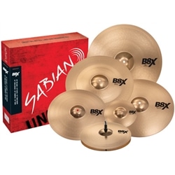 SET PRATOS SABIAN B8X COMPLETE SET 14"HH,10"S,16"C,18"C,20"R+18"CH - SABIAN