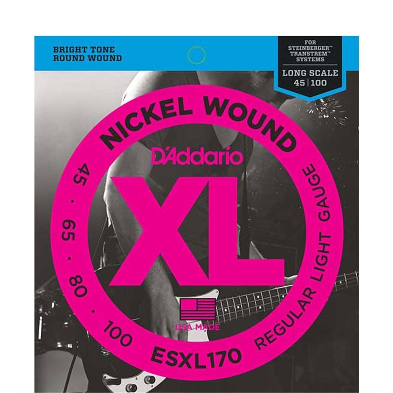 JOGO CORDAS BX D ADDARIO ESXL-170 DOUBLE BALL END - D´ADDARIO