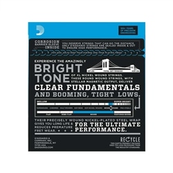 JOGO CORDAS BX D ADDARIO ESXL-170 DOUBLE BALL END - D´ADDARIO