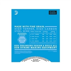 JOGO CORDAS BX D ADDARIO ESXL-170 DOUBLE BALL END - D´ADDARIO