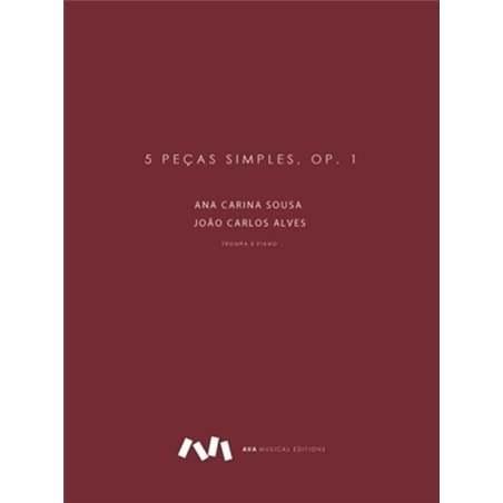 LIVRO 5 PEÇAS SIMPLES ANA CARINA SOUSA - DIVERSOS