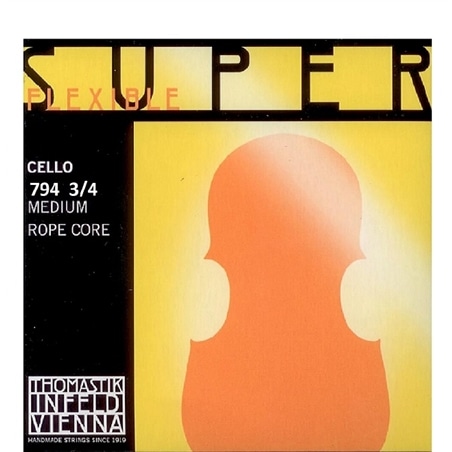 JOGO CORDAS THOMASTIK 794 S.FLEXIBLE VIOLONCELO 3/4 - THOMASTIK