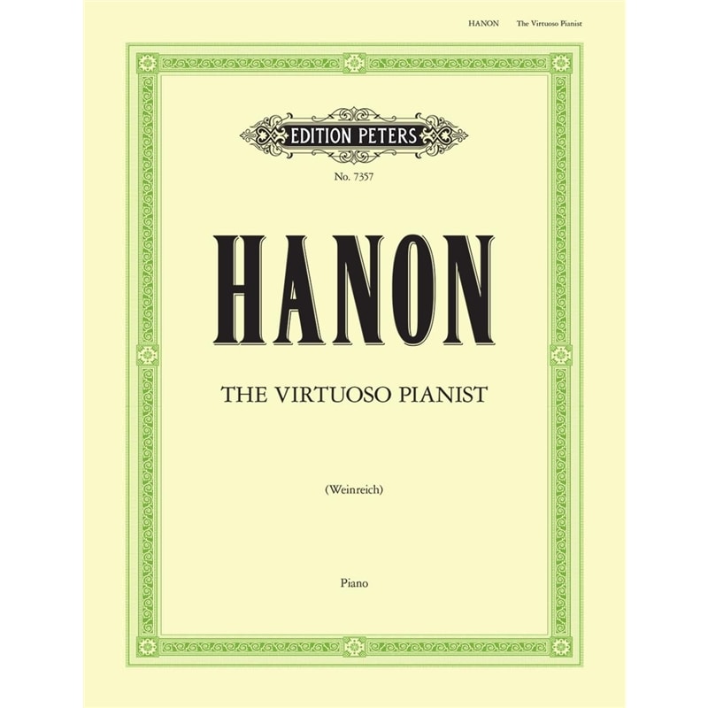 LIVRO HANON THE VIRTUOSO PIANIST - EDITION PETERS
