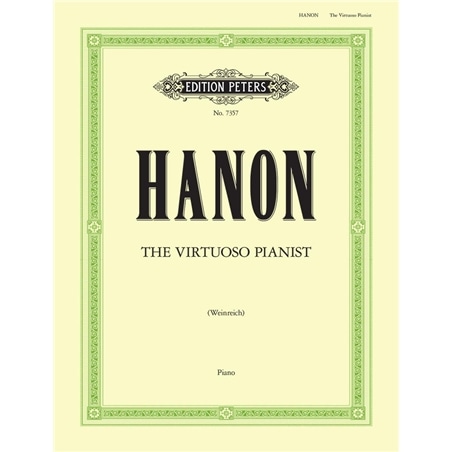 LIVRO HANON THE VIRTUOSO PIANIST - EDITION PETERS