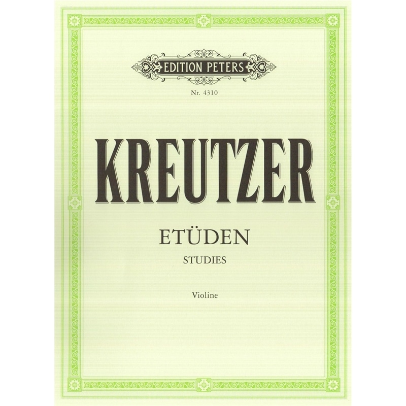LIVRO VIOLINO KREUTZER 42 STUDIES - DIVERSOS