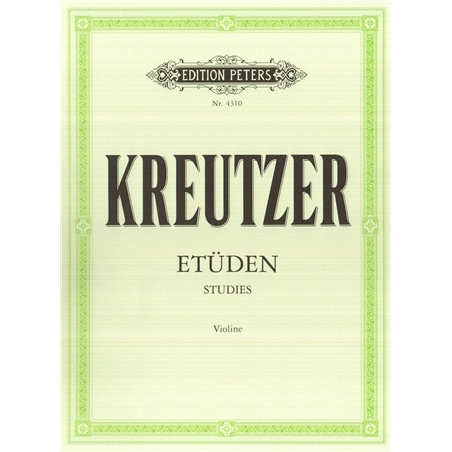 LIVRO VIOLINO KREUTZER 42 STUDIES - DIVERSOS
