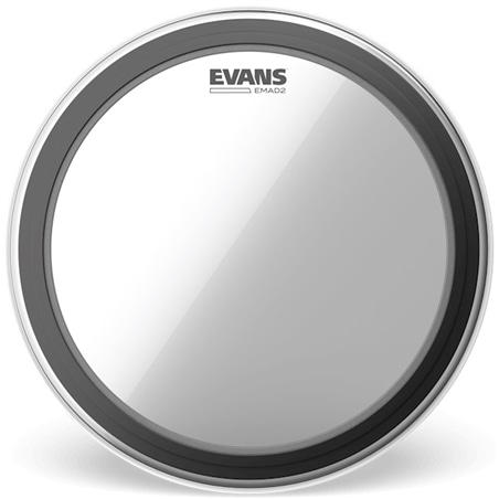 PELE EVANS BATTER BD-22EMAD2 22" CLEAR - EVANS
