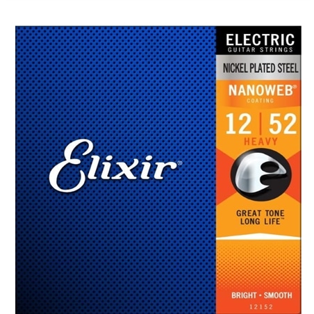 JOGO CORDAS ELIXIR HEAVY 12/52 NANOWEB - ELIXIR