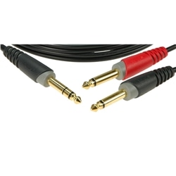 CABO KLOTZ AY1-0100 JACK 6.5 ST M - 2 JACK 6.3 M 1MT - KLOTZ