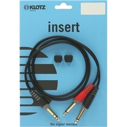 CABO KLOTZ AY1-0100 JACK 6.5 ST M - 2 JACK 6.3 M 1MT - KLOTZ