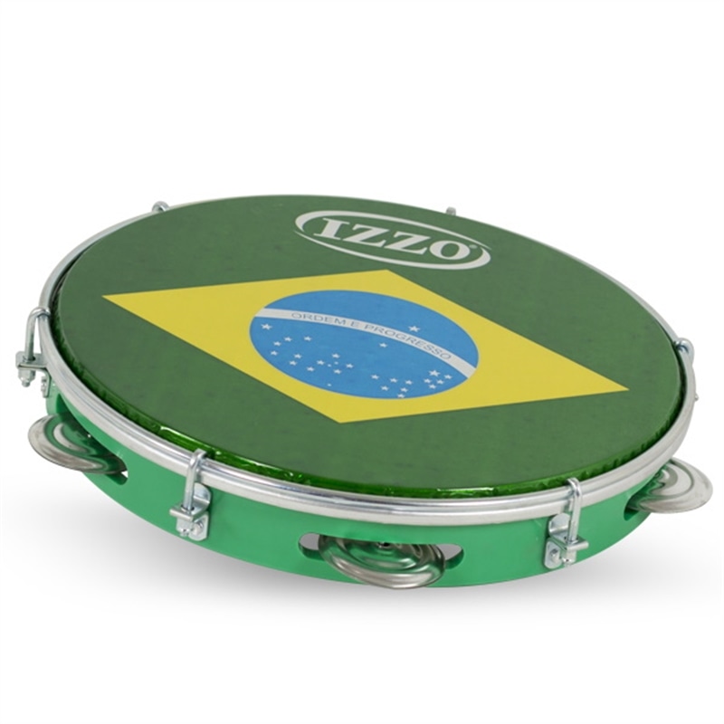 PANDEIRO IZZO 10" ABS P/BRASIL GOL IZ3438 - IZZO