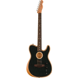 GUIT ELECT ACUST FENDER ACOUSTASONIC PLAYER TELECASTER BLK - FENDER