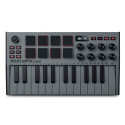 TECLADO MIDI AKAI MPK-MINI MK3 GRAY - 100618534