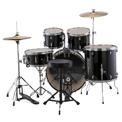 BATERIA LUDWIG LC170 ACCENT FUSE BLACK CORTEX - LUDWIG