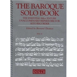 THE BAROQUE SOLO BOOK - 813000001