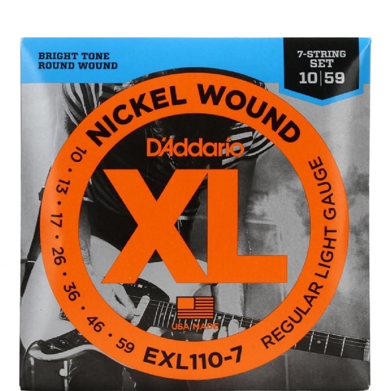 JOGO CORDAS D ADDARIO EXL-110-7 - D´ADDARIO