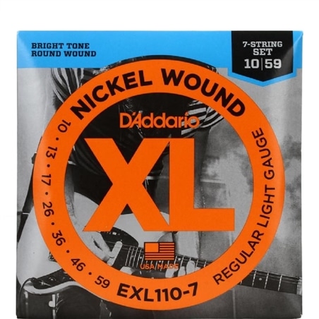 JOGO CORDAS D ADDARIO EXL-110-7 - D´ADDARIO