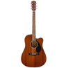 GUIT ELECT ACUST FENDER CD-60SCE ALL MAHOGANY WN - FENDER