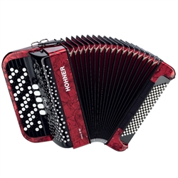 ACORDEÃO HOHNER NOVA III 96 BX BOTOES - 130814319