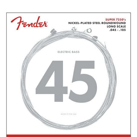 JOGO CORDAS BX FENDER 7250M 45-105 - FENDER