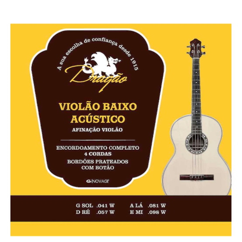 JOGO CORDAS BX ACUST NAC 036 - DRAGÃO