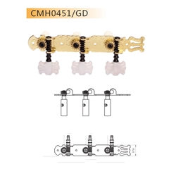 JOGO CARRILHÕES GUIT CMHO 451GD - DR PARTS