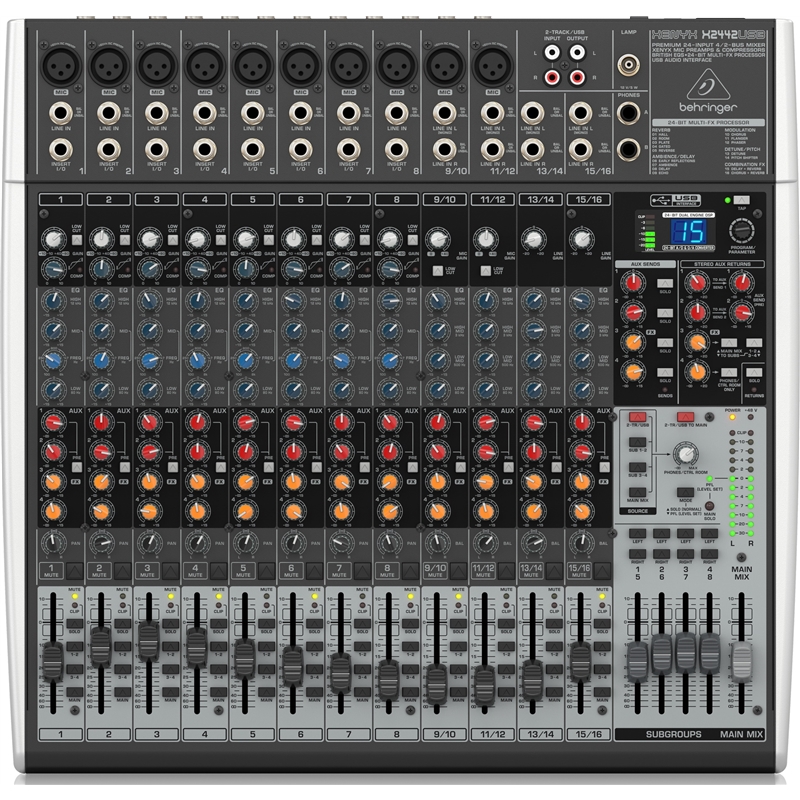 MESA MISTURA BEHRINGER XENYX X2442 USB - BEHRINGER