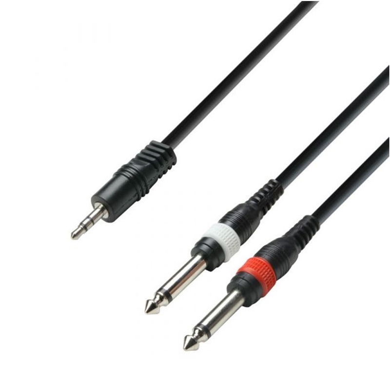 CABO JACK 3.5 M ST - 2XJACK 6.3 M MONO 6MT - MUSICA.COM