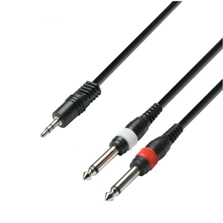 CABO JACK 3.5 M ST - 2XJACK 6.3 M MONO 6MT - MUSICA.COM
