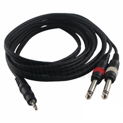 CABO JACK 3.5 M ST - 2XJACK 6.3 M MONO 6MT - MUSICA.COM