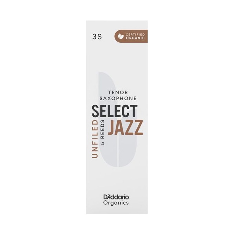 PALH D ADDARIO SELECT JAZZ ORGANIC SAX TENOR 3S UNF CX5 - D´ADDARIO