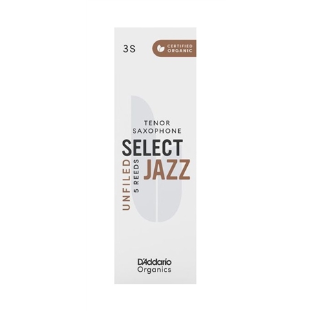 PALH D ADDARIO SELECT JAZZ ORGANIC SAX TENOR 3S UNF CX5 - D´ADDARIO