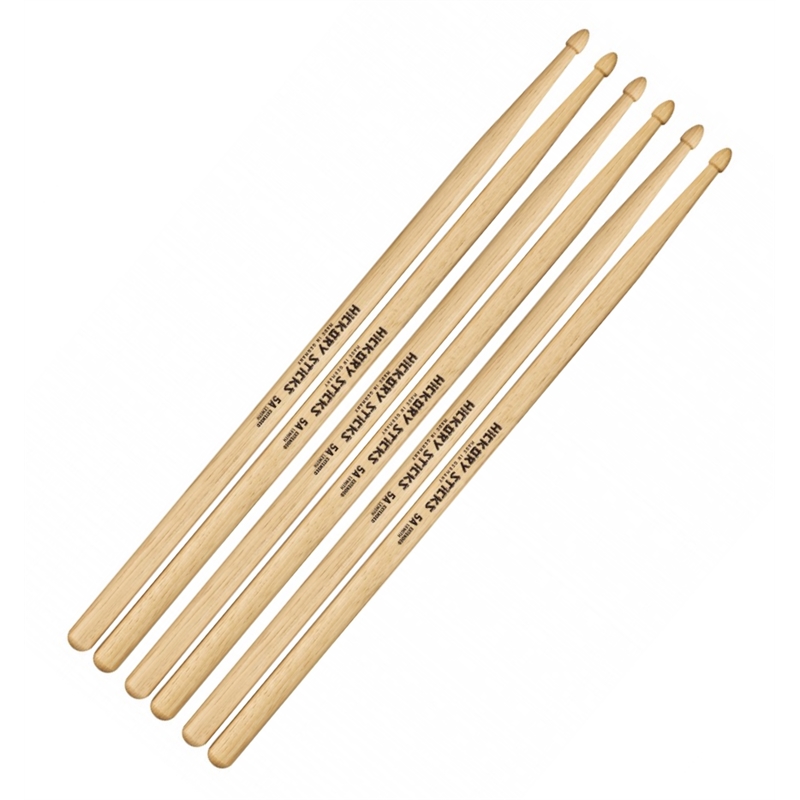 BAQUETA MEINL HICKORY 5A PACK 3 - MEINL