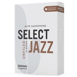 PALH D ADDARIO SELECT JAZZ ORGANIC SAX ALTO 3H UNFILED CX 10 - D´ADDARIO