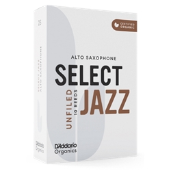 PALH D ADDARIO SELECT JAZZ ORGANIC SAX ALTO 3H UNFILED CX 10 - D´ADDARIO