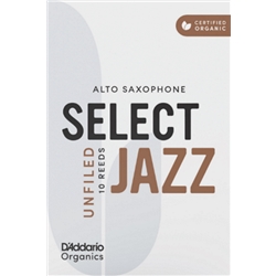 PALH D ADDARIO SELECT JAZZ ORGANIC SAX ALTO 3H UNFILED CX 10 - D´ADDARIO