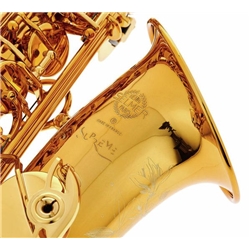 SAX ALTO SELMER SUPREME GOLDMESSING GRAVADO - SELMER
