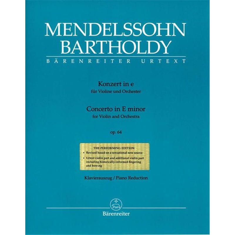 LIVRO VIOLINO MENDELSSOHN CONCERTO IN E MINOR OP.64 - DIVERSOS