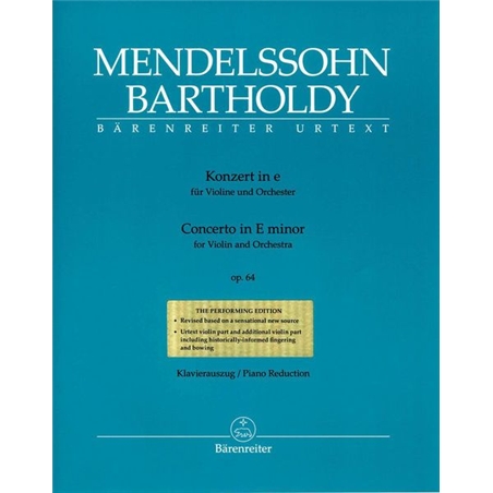 LIVRO VIOLINO MENDELSSOHN CONCERTO IN E MINOR OP.64 - DIVERSOS