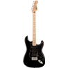 GUIT ELECT FENDER SQ SONIC STRAT HSS MN BLK - FENDER
