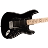 GUIT ELECT FENDER SQ SONIC STRAT HSS MN BLK - FENDER